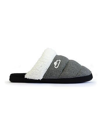 Chaussons unisexes Nuvola avec semelle en gomme