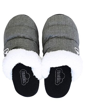 Chaussons unisexes Nuvola avec semelle en gomme