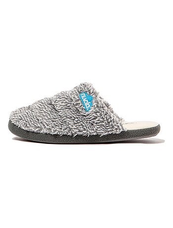 Chaussons unisexes Nuvola avec semelle en gomme