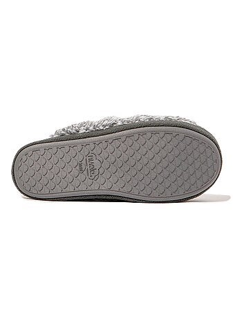 Chaussons unisexes Nuvola avec semelle en gomme