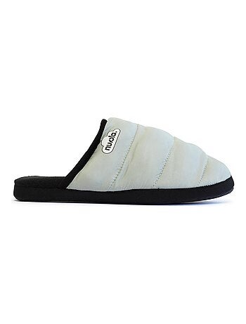 Chaussons unisexes Nuvola avec semelle en gomme
