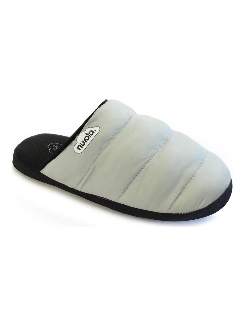 Chaussons unisexes Nuvola avec semelle en gomme Gris - Kiabi