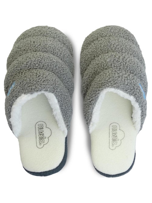 Chaussons unisexes Nuvola avec semelle en gomme - Kiabi