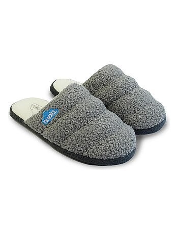 Chaussons unisexes Nuvola avec semelle en gomme