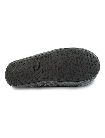 Chaussons unisexes Nuvola avec semelle en gomme