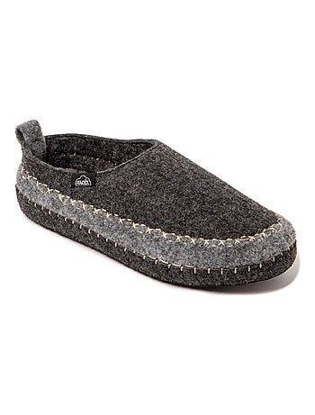 Chaussons unisexes Nuvola avec semelle en gomme.