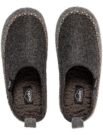 Chaussons unisexes Nuvola avec semelle en gomme.