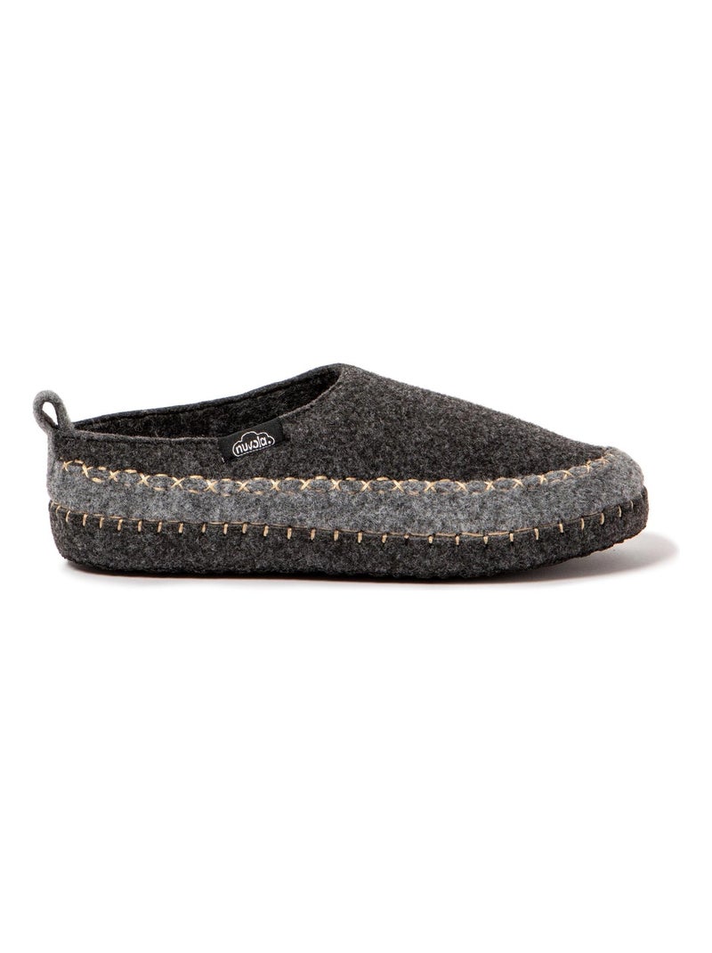 Chaussons unisexes Nuvola avec semelle en gomme. Gris foncé - Kiabi