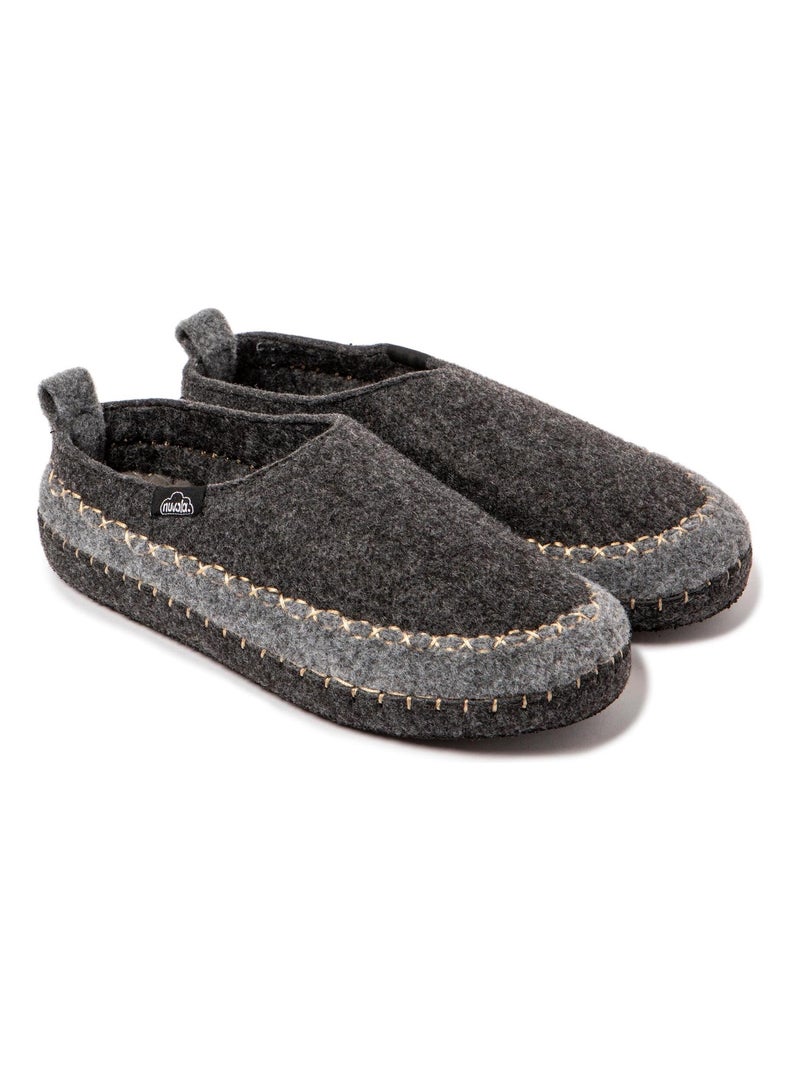 Chaussons unisexes Nuvola avec semelle en gomme. Gris foncé - Kiabi