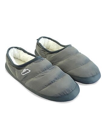 Chaussons unisexes Nuvola avec semelle en gomme