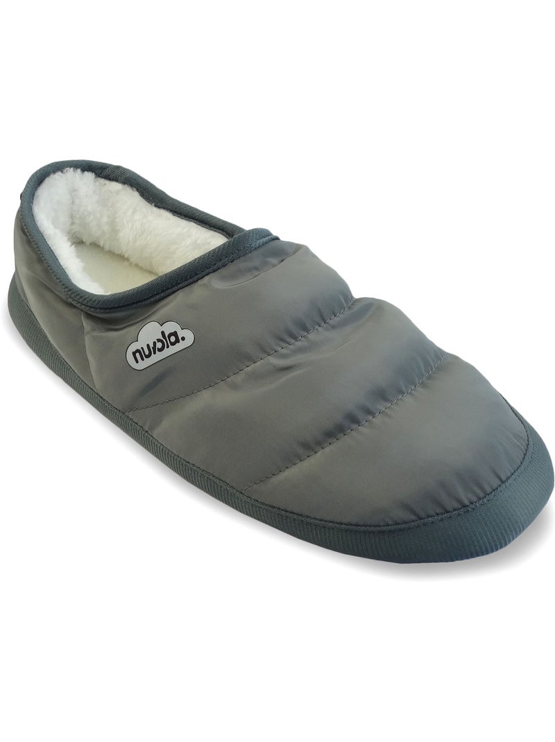 Chaussons unisexes Nuvola avec semelle en gomme Gris Gris - Kiabi