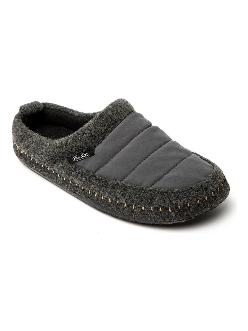 Chaussons unisexes Nuvola avec semelle en gomme Gris Gris - Kiabi