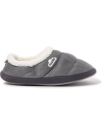 Chaussons unisexes Nuvola avec semelle en gomme