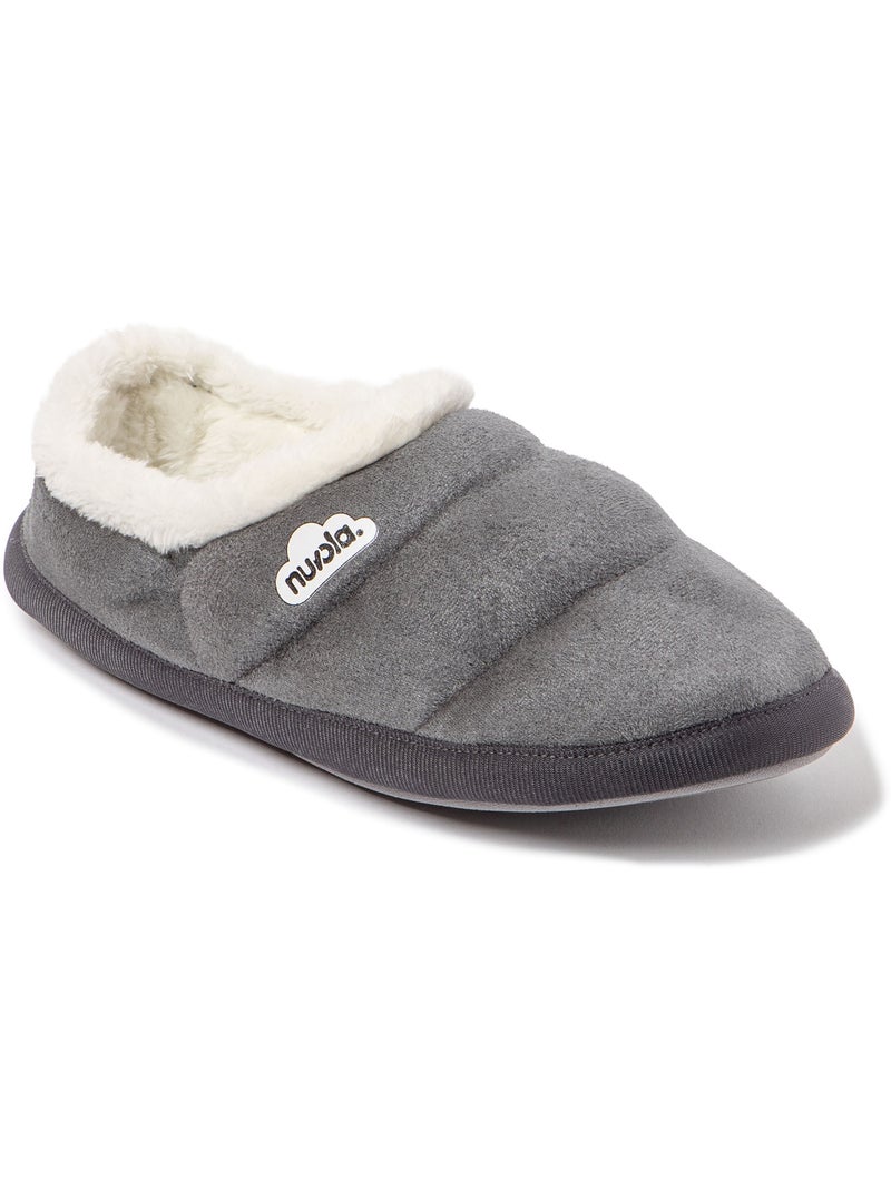 Chaussons unisexes Nuvola avec semelle en gomme Gris Gris - Kiabi