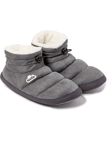 Chaussons unisexes Nuvola avec semelle en gomme
