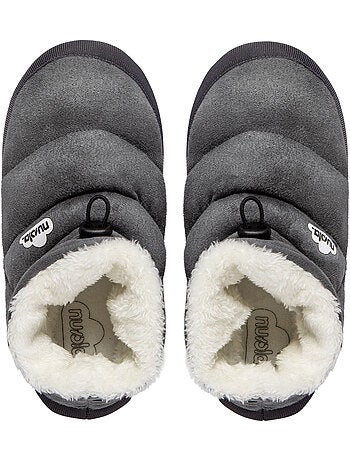 Chaussons unisexes Nuvola avec semelle en gomme