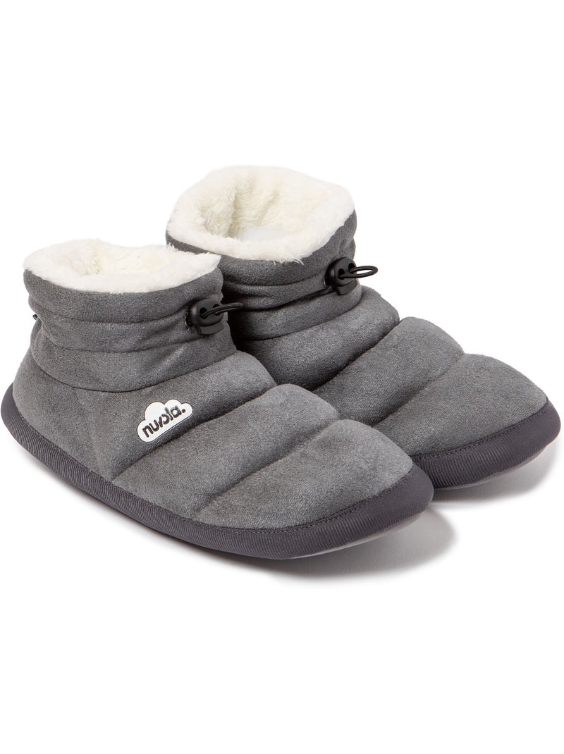 Chaussons unisexes Nuvola avec semelle en gomme Gris Gris - Kiabi