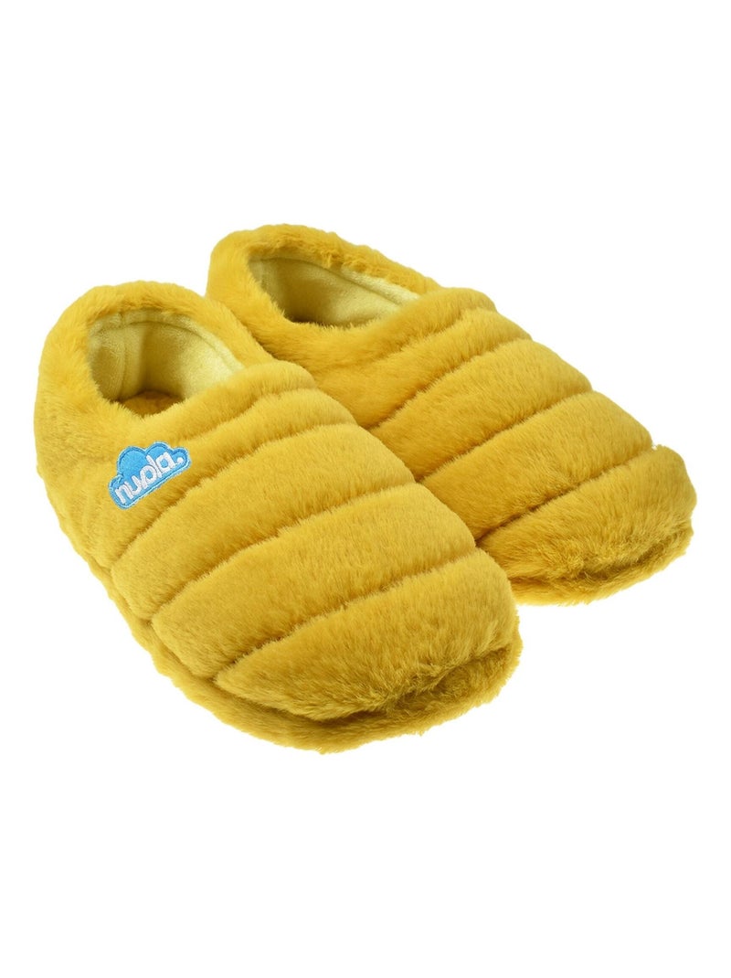 Chaussons unisexes Nuvola avec semelle en gomme Jaune - Kiabi