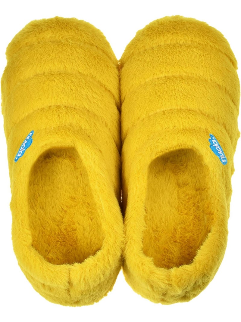 Chaussons unisexes Nuvola avec semelle en gomme Jaune - Kiabi