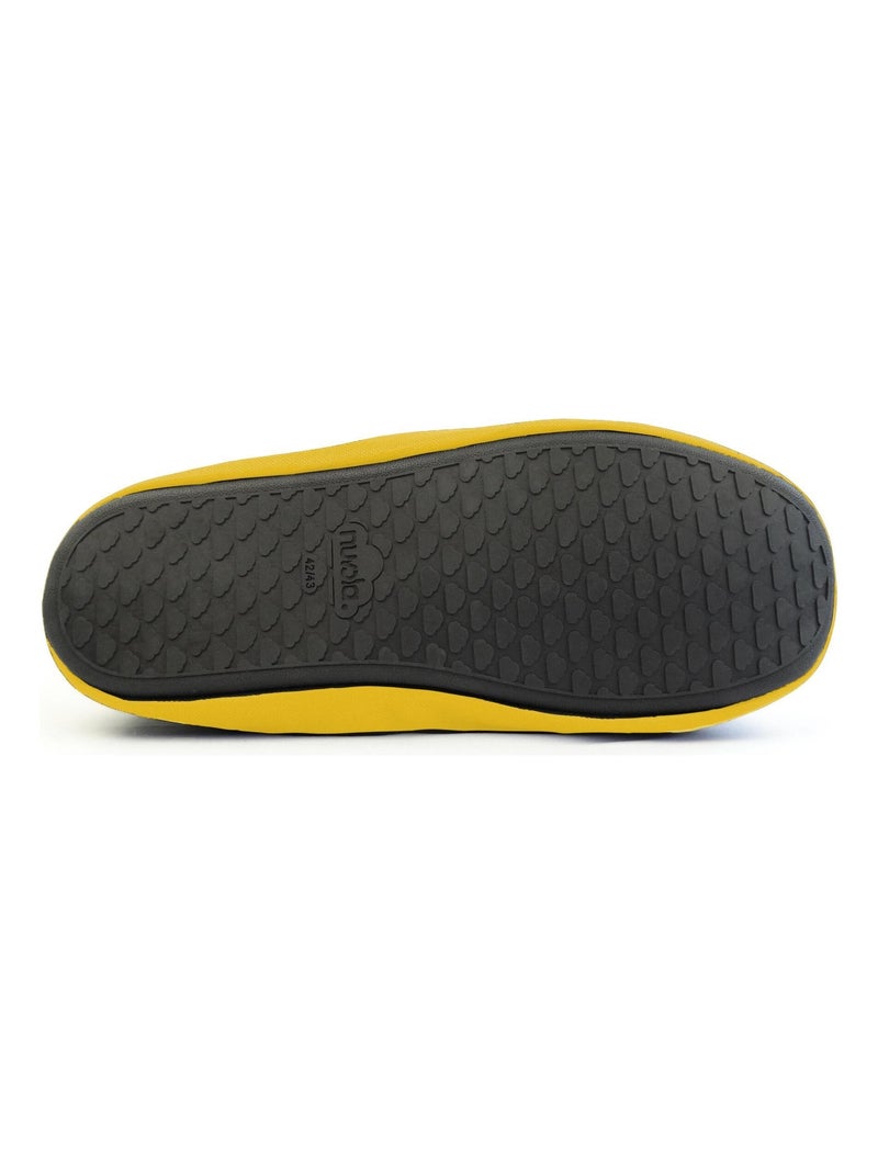Chaussons unisexes Nuvola avec semelle en gomme. Jaune - Kiabi