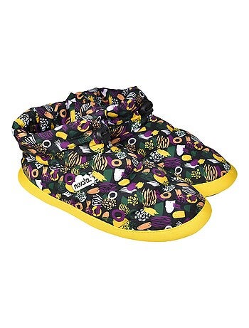 Chaussons unisexes Nuvola avec semelle en gomme.