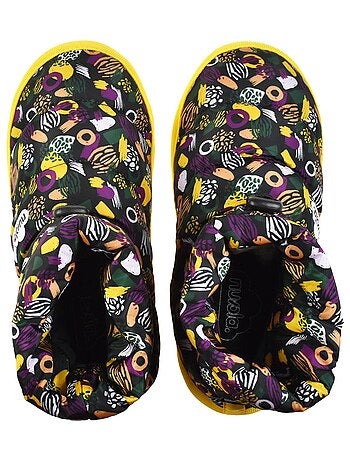 Chaussons unisexes Nuvola avec semelle en gomme.