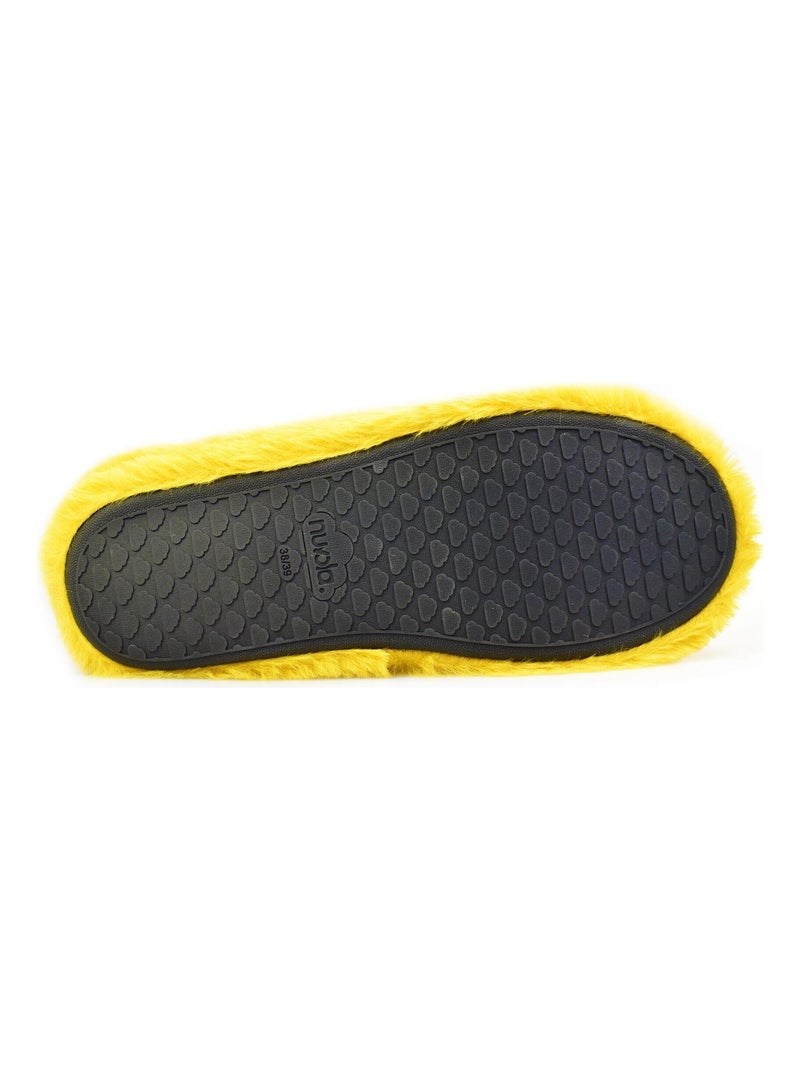 Chaussons unisexes Nuvola avec semelle en gomme Jaune - Kiabi