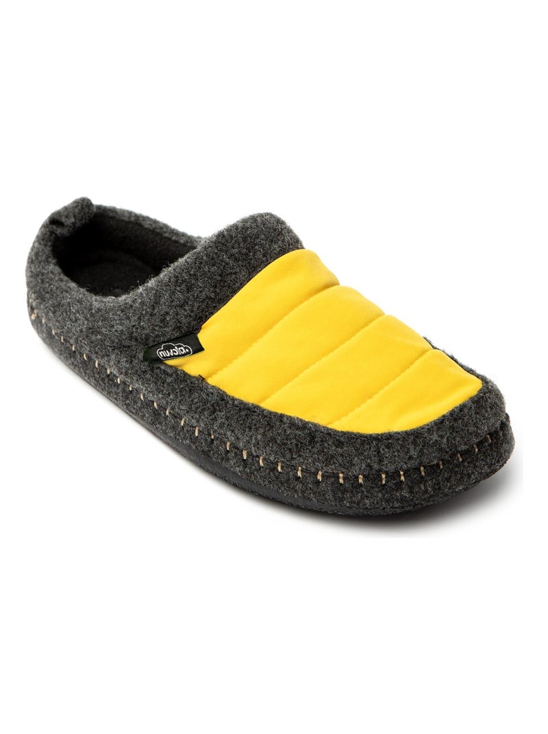 Chaussons unisexes Nuvola avec semelle en gomme Jaune - Kiabi