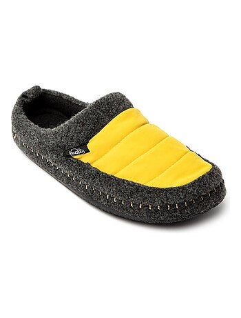 Chaussons unisexes Nuvola avec semelle en gomme