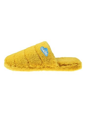 Chaussons unisexes Nuvola avec semelle en gomme