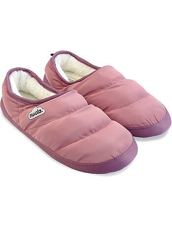 Chaussons unisexes Nuvola avec semelle en gomme