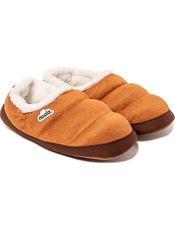 Chaussons unisexes Nuvola avec semelle en gomme