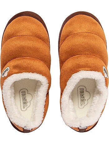 Chaussons unisexes Nuvola avec semelle en gomme