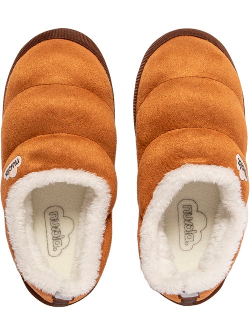 Chaussons unisexes Nuvola avec semelle en gomme - Kiabi