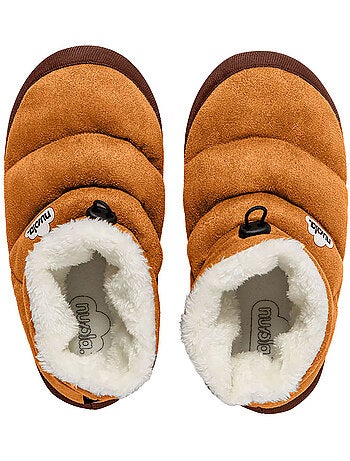 Chaussons unisexes Nuvola avec semelle en gomme