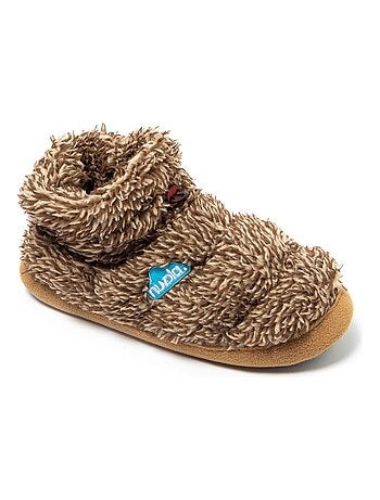 Chaussons unisexes Nuvola avec semelle en gomme