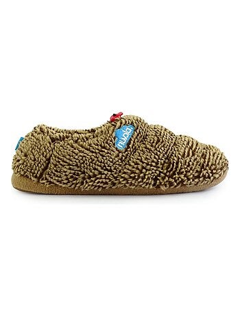 Chaussons unisexes Nuvola avec semelle en gomme
