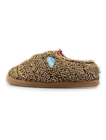 Chaussons unisexes Nuvola avec semelle en gomme