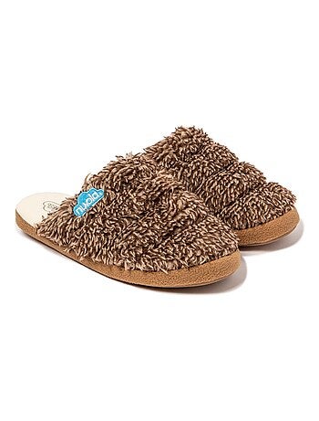 Chaussons unisexes Nuvola avec semelle en gomme