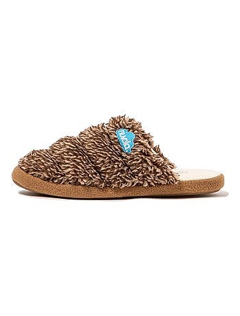 Chaussons unisexes Nuvola avec semelle en gomme