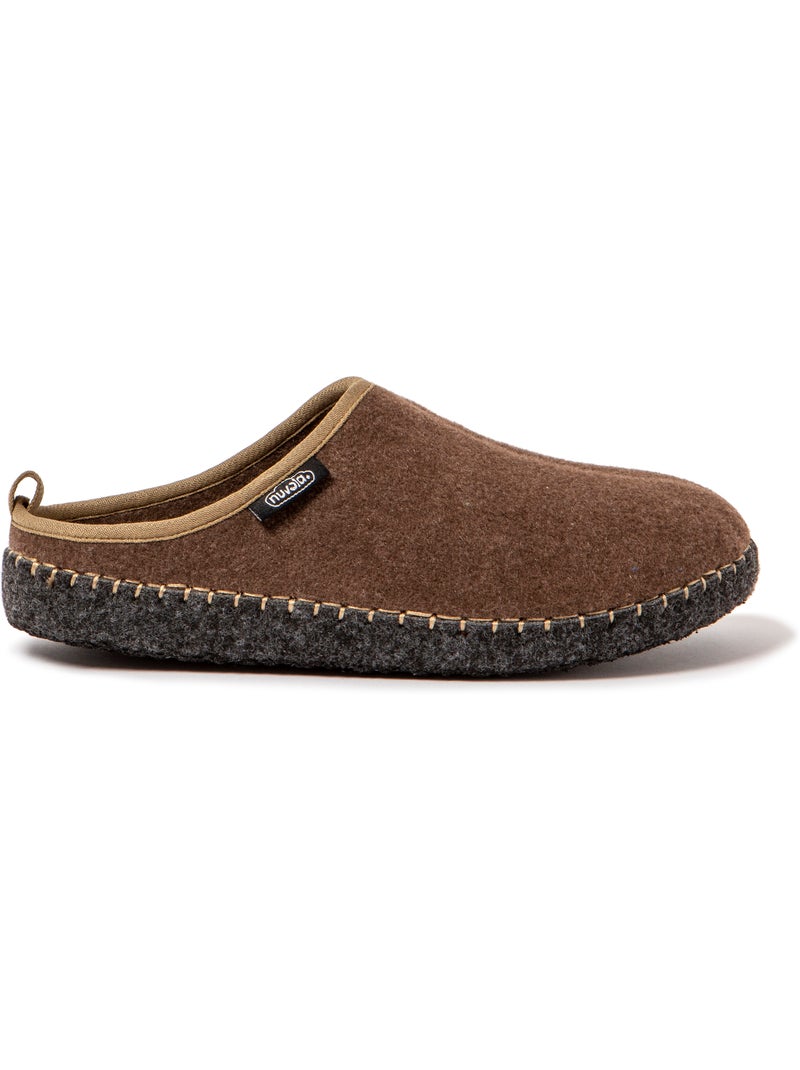 Chaussons unisexes Nuvola avec semelle en gomme. Marron - Kiabi