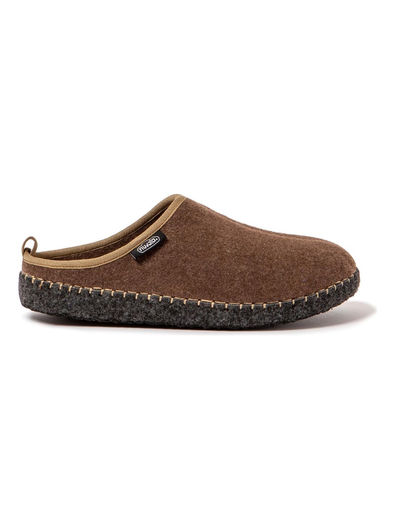 Chaussons unisexes Nuvola avec semelle en gomme. Marron - Kiabi
