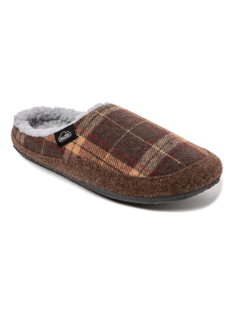 Chaussons unisexes Nuvola avec semelle en gomme Marron - Kiabi