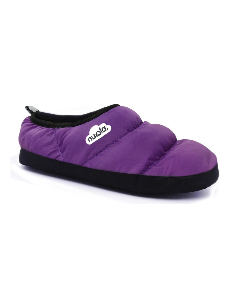 Chaussons unisexes Nuvola avec semelle en gomme Mauve lilas - Kiabi