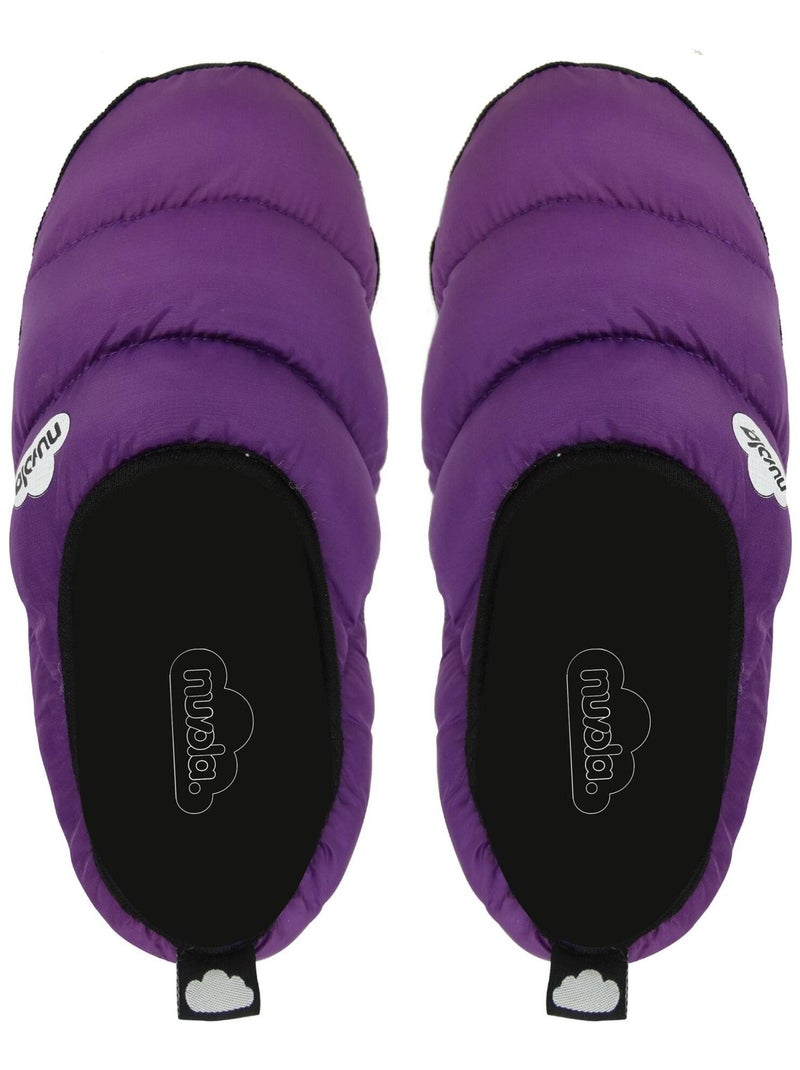 Chaussons unisexes Nuvola avec semelle en gomme Mauve lilas - Kiabi