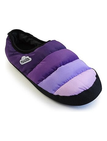 Chaussons unisexes Nuvola avec semelle en gomme