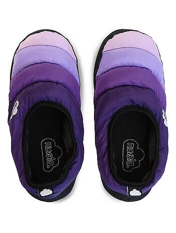 Chaussons unisexes Nuvola avec semelle en gomme
