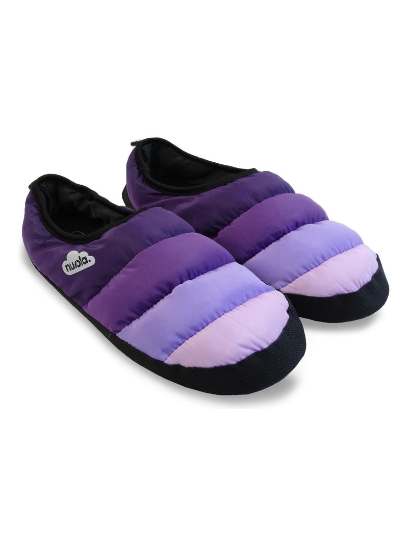 Chaussons unisexes Nuvola avec semelle en gomme Mauve lilas - Kiabi