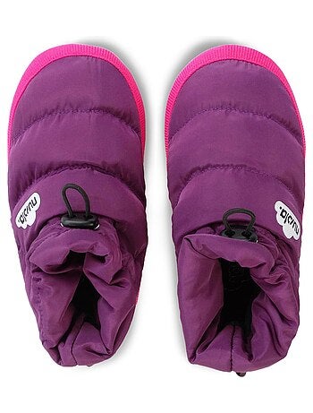 Chaussons unisexes Nuvola avec semelle en gomme