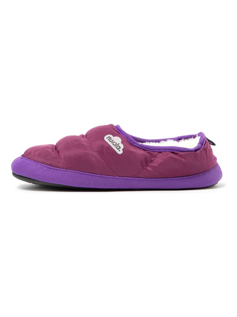 Chaussons unisexes Nuvola avec semelle en gomme Mauve lilas - Kiabi